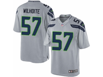 Seattle Seahawks 57 Michael Wilhoite Limited Grey Alternate NFL Jersey