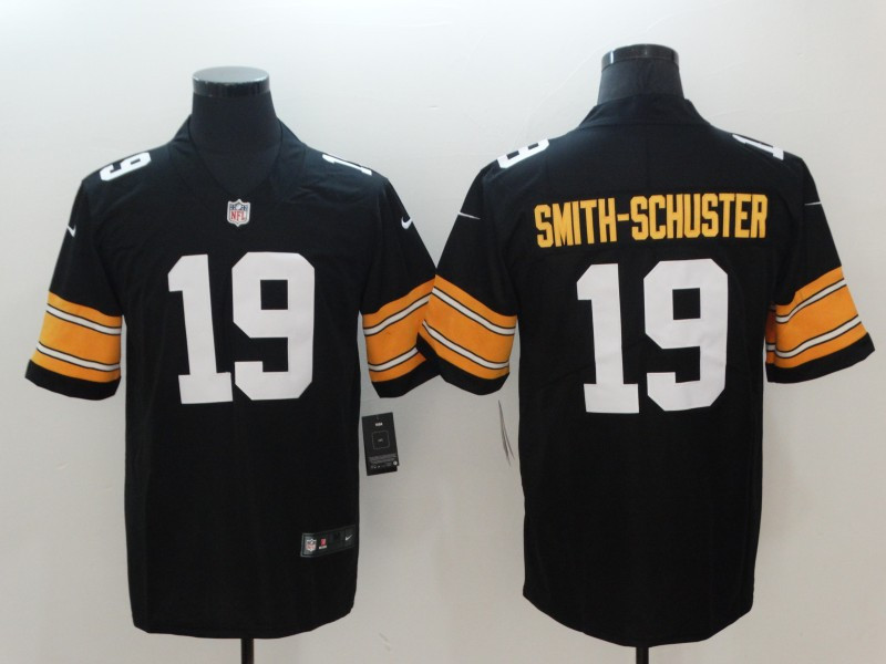 Steelers 19 JuJu Smith Schuster Black Alternate Vapor Untouchable Limited Jersey