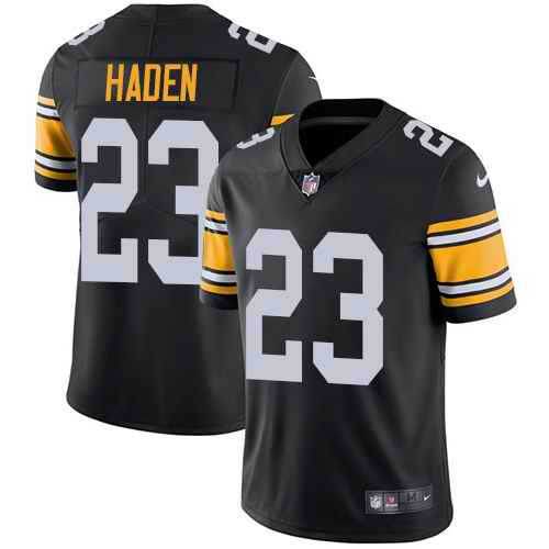 Steelers 23 Joe Haden Black Alternate Vapor Untouchable Limited Jersey