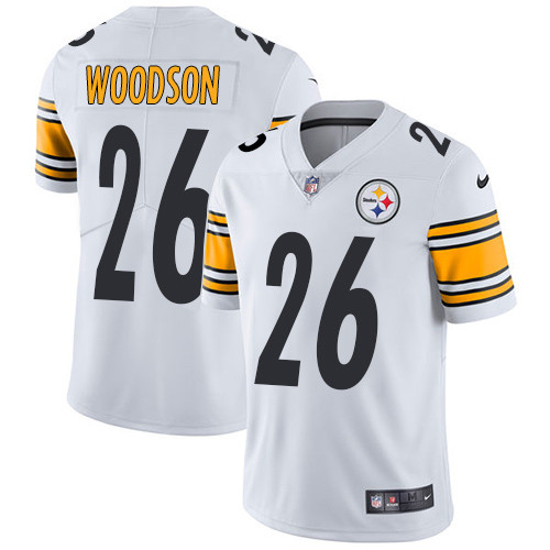 Steelers 26 Rod Woodson White Vapor Untouchable Player Limited Jersey
