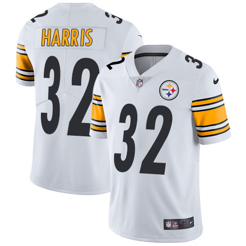 Steelers 32 Franco Harris White Vapor Untouchable Player Limited Jersey