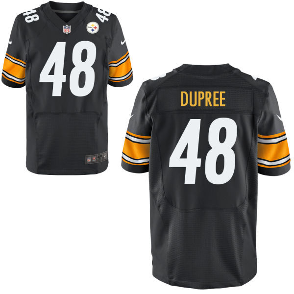 Steelers 48 Bud Dupree Black Elite Jersey