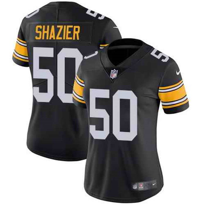 Steelers 50 Ryan Shazier Black Alternate Women Vapor Untouchable Limited Jersey