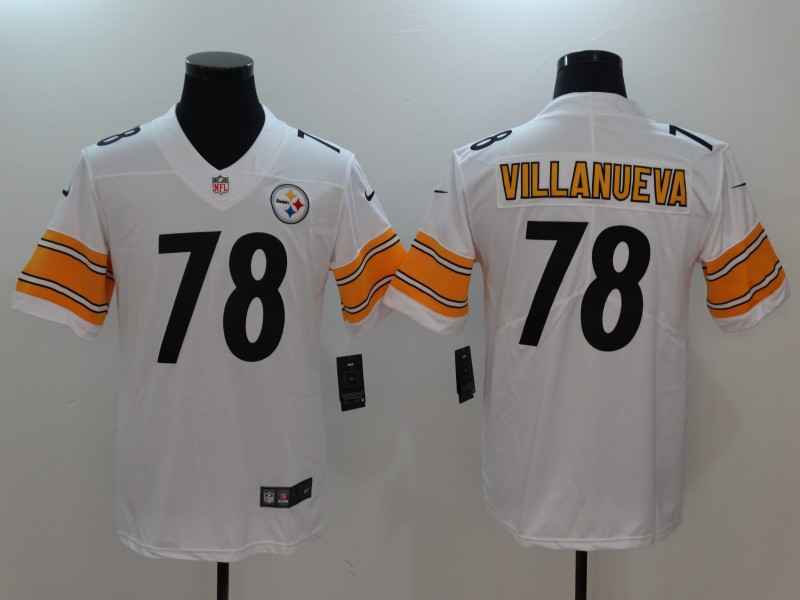 Steelers 78 Alejandro Villanueva White Vapor Untouchable Players Limited Jersey