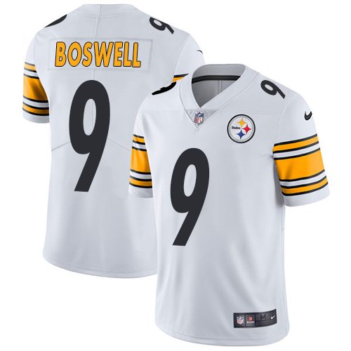 Steelers 9 Chris Boswell White Vapor Untouchable Limited Jersey