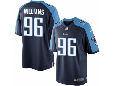 Tennessee Titans 96 Sylvester Williams Limited Navy Blue Alternate NFL Jersey
