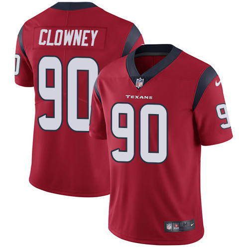 Texans 90 Jadeveon Clowney Red Vapor Untouchable Player Limited Jersey