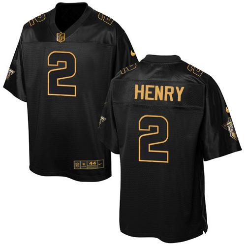 Titans 2 Derrick Henry Black Men Stitched NFL Elite Pro Line Gold Collection Jersey
