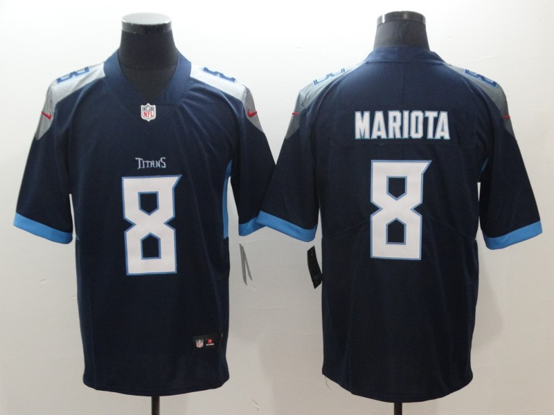 Titans 8 Marcus Mariota Navy New 2018 Vapor Untouchable Limited Jersey