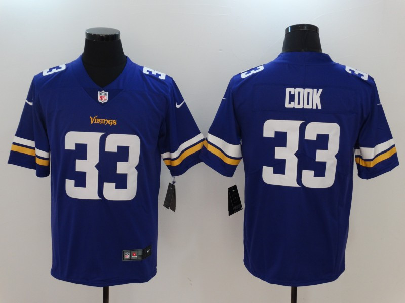  Vikings 33 Dalvin Cook Purple Vapor Untouchable Player Limited Jersey