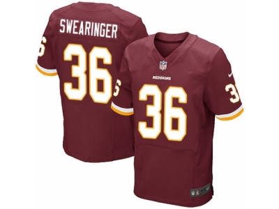 Washington Redskins 36 D J Swearinger Elite Burgundy Red Team Color NFL Jersey