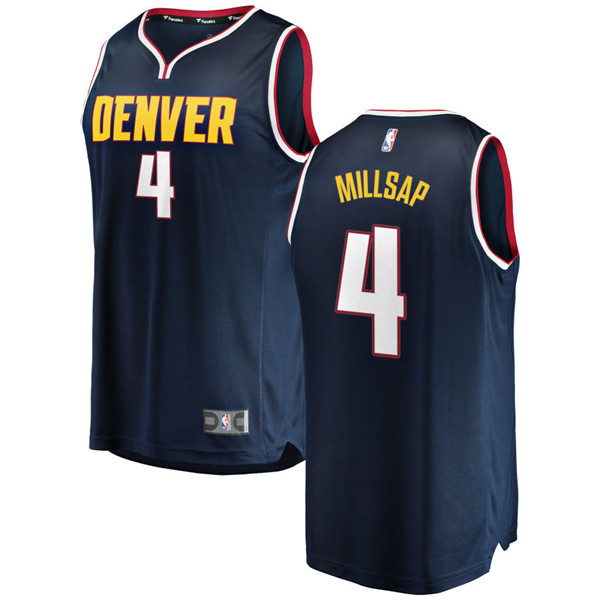Nuggets 4 Paul Millsap Navy Swingman Jersey