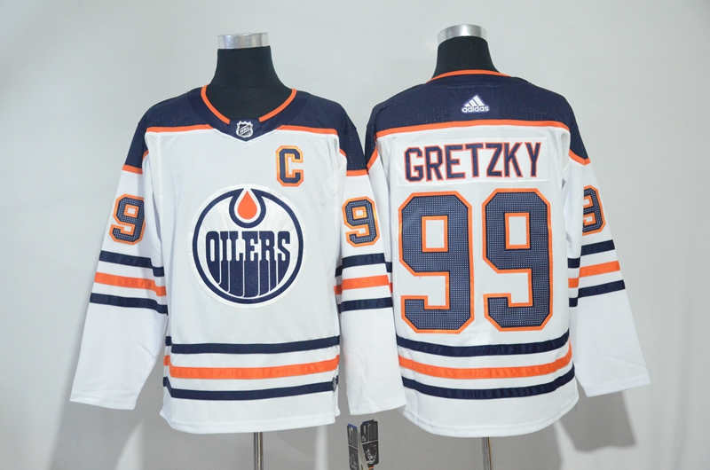 Oilers 99 Wayne Gretzky White Jersey