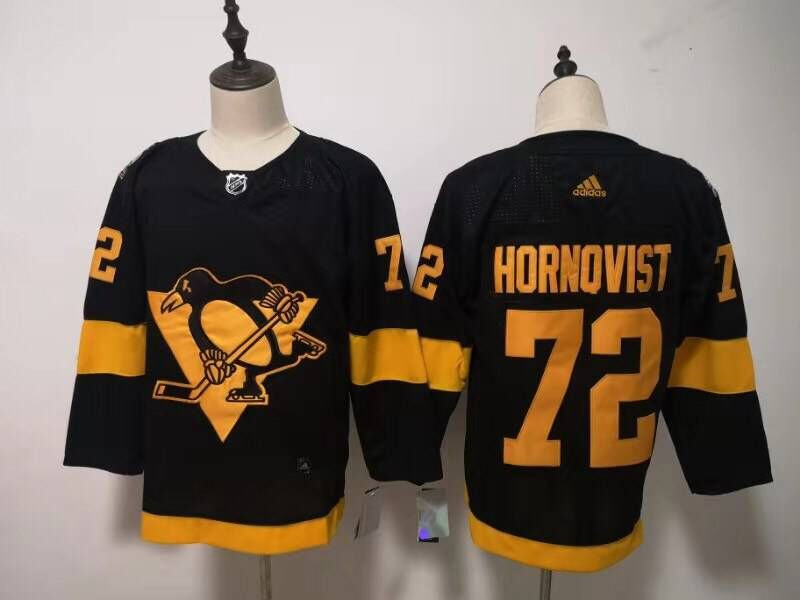 Penguins 72 Patric Hornqvist Black 2019 NHL Stadium Series Jersey