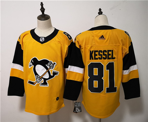 Penguins 81 Evgeni Kessel Gold Gold Alternate Jersey