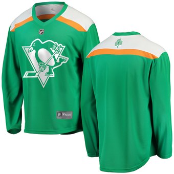 Penguins Green 2019 St. Patrick's Day Jersey