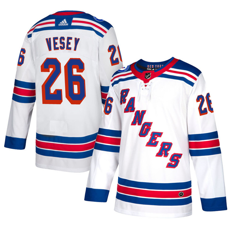Rangers 26 Jimmy Vesey White Jersey