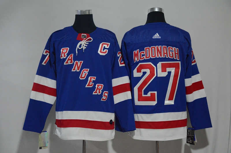 Rangers 27 Ryan McDonagh Blue Jersey