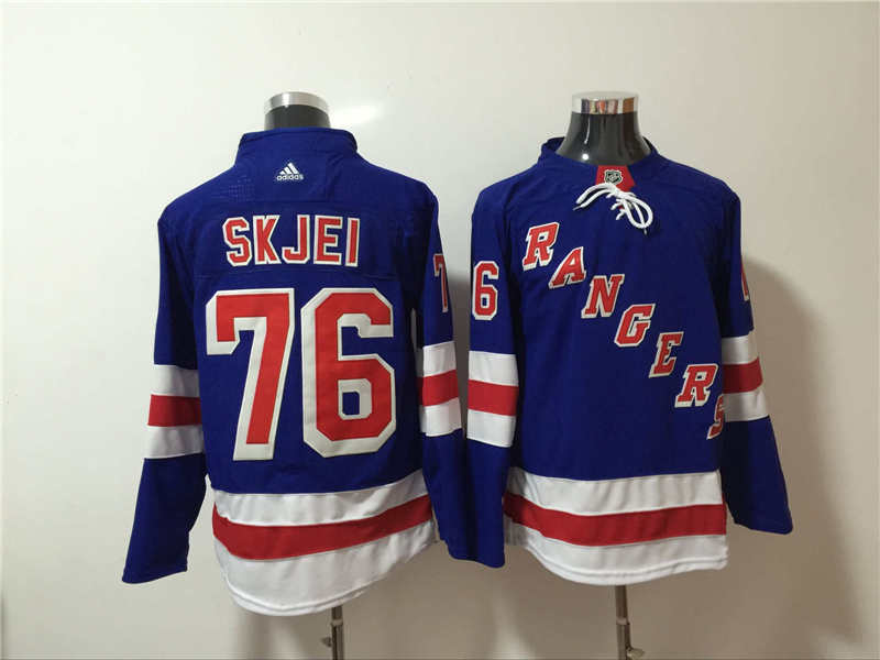 Rangers 76 Brady Skjei Blue Jersey