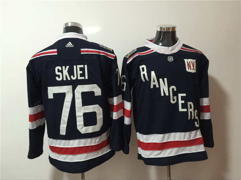Rangers 76 Brady Skjei Navy Jersey