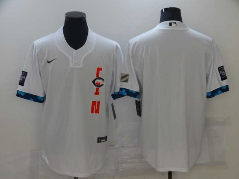 Reds Blank White Nike 2021 MLB All Star Cool Base Jersey