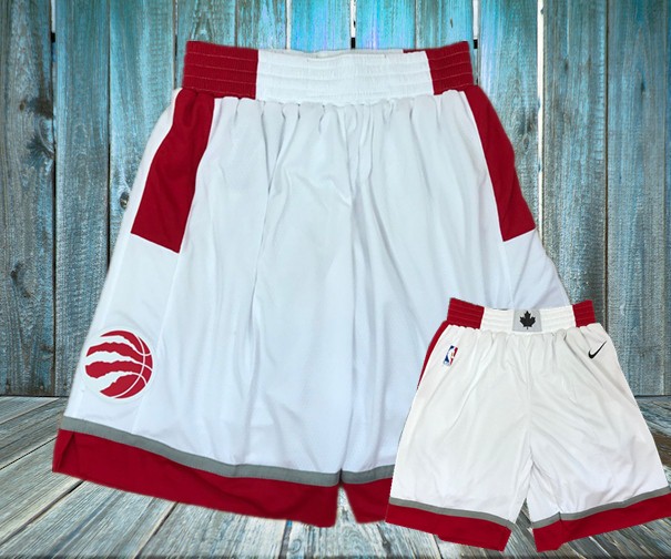 Toronto Raptors White Swingman Shorts