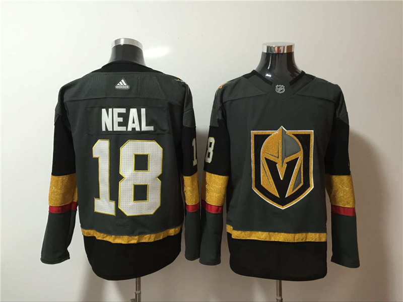 Vegas Golden Knights 18 James Neal Gray Jersey