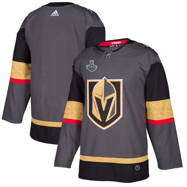 Vegas Golden Knights Blank Gray 2018 Stanley Cup Final Bound Jersey