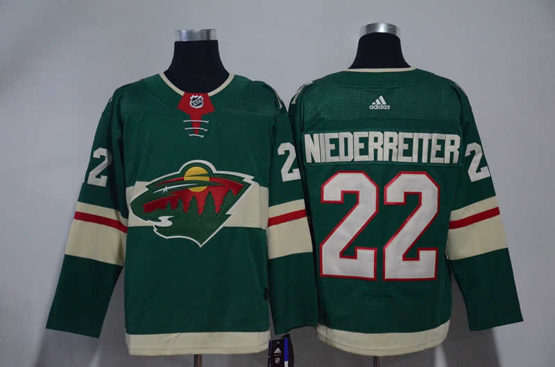 Wild 22 Nino Niederreiter Green Jersey
