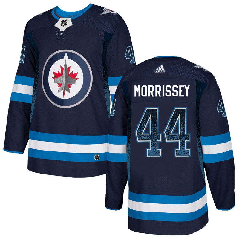 Winnipeg Jets 44 Josh Morrissey Navy Drift Fashion Jersey
