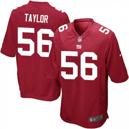 Youth New York Giants 56 Lawrence Taylor Red Alternate Stitched NFL Jersey