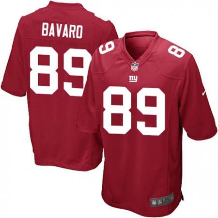 Youth New York Giants 89 Mark Bavaro Red Alternate Stitched NFL Jersey